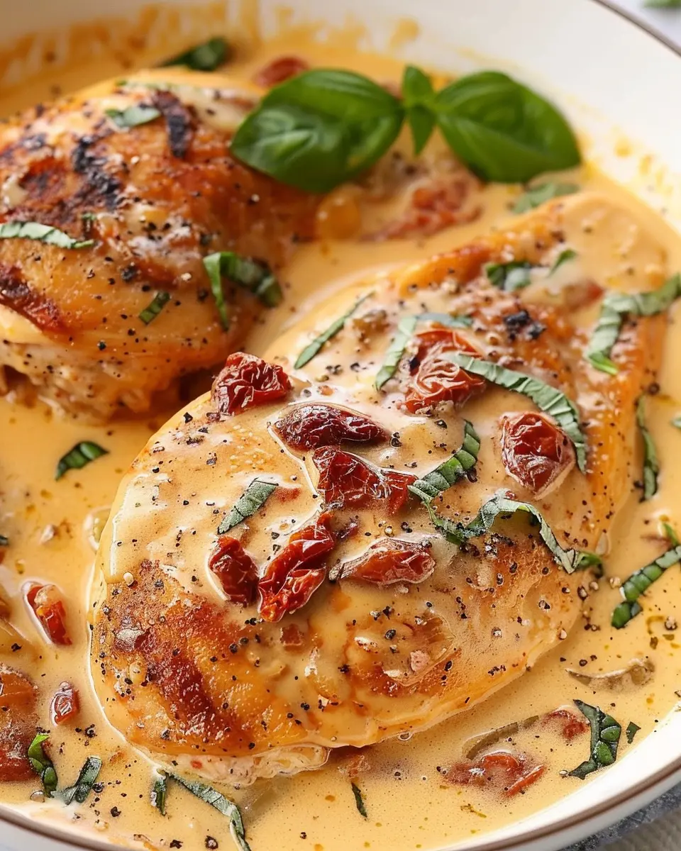 Marry Me Chicken in Sun-Dried Tomato Cream Sauce: Easy Indulgence