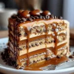 Gooey Coffee Caramel Cake