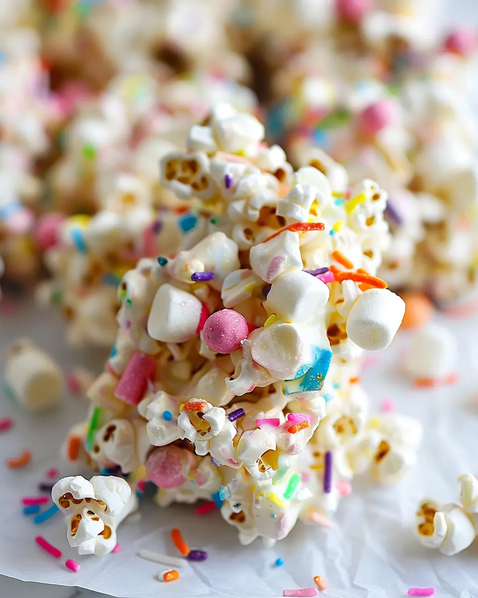 Homemade Funfetti Marshmallow Popcorn: The Best Treat for Happy Moments
