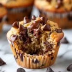 Banana Chocolate Chip Muffins (VIDEO)