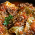 Slow Cooker Unstuffed Cabbage Rolls