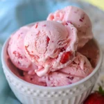Homemade Strawberry Ice Cream
