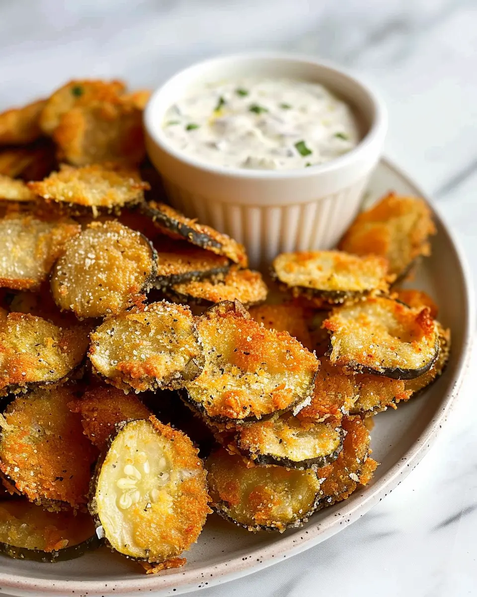 Air Fryer Fried Pickles: Easy &amp; Indulgent Snack Recipe