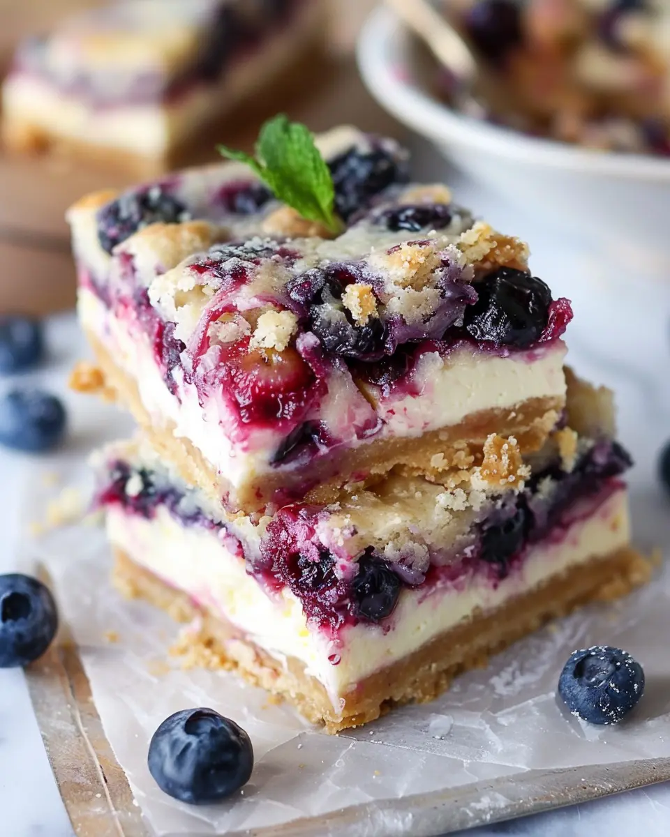 Blueberry Cream Cheese Bars: Easy, Indulgent Treat for Everyone