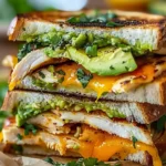 Chicken Avocado Melt Sandwich