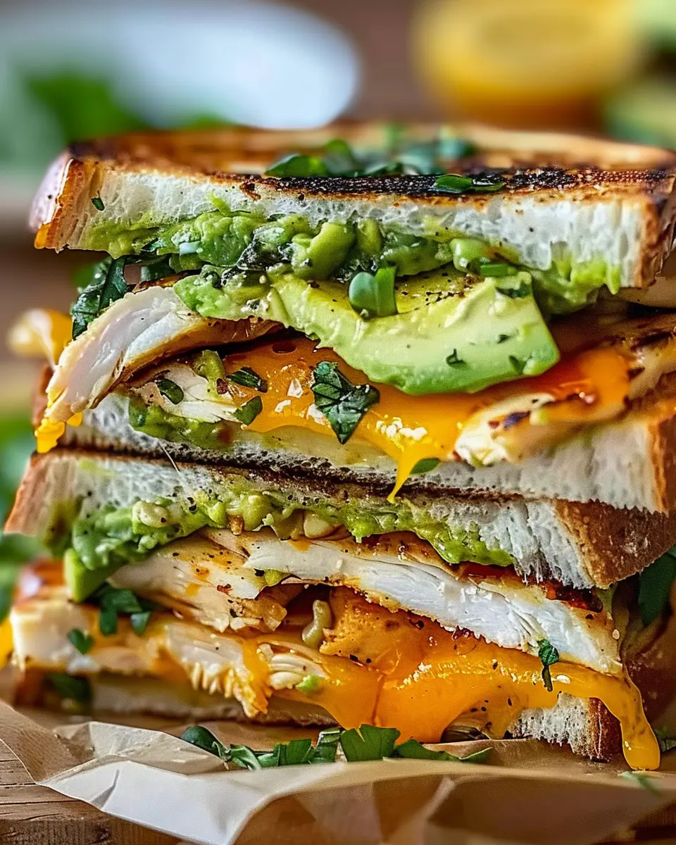Chicken Avocado Melt Sandwich: Easy and Indulgent Comfort Food