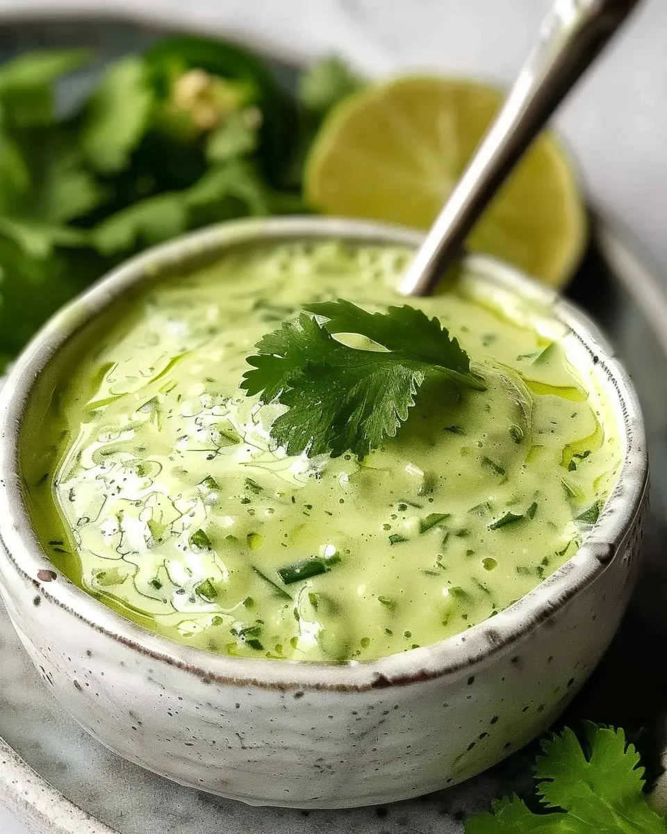Creamy Cilantro Garlic Sauce: The Best Twist with Jalapeños & Limes