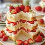 Irresistible Homemade Strawberry Shortcake – Sweet, Fluffy & Fresh