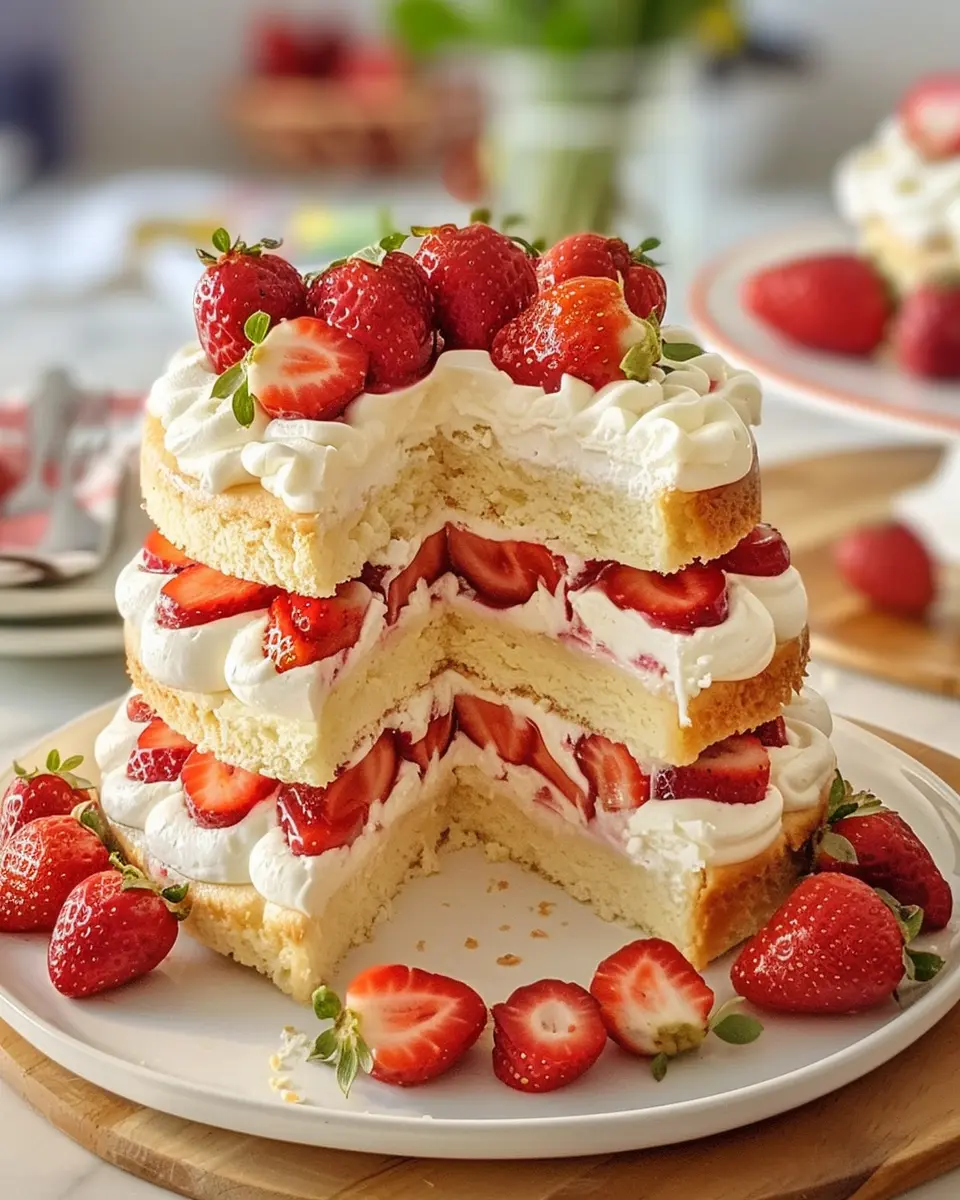 Irresistible Homemade Strawberry Shortcake: Sweet, Fluffy Bliss