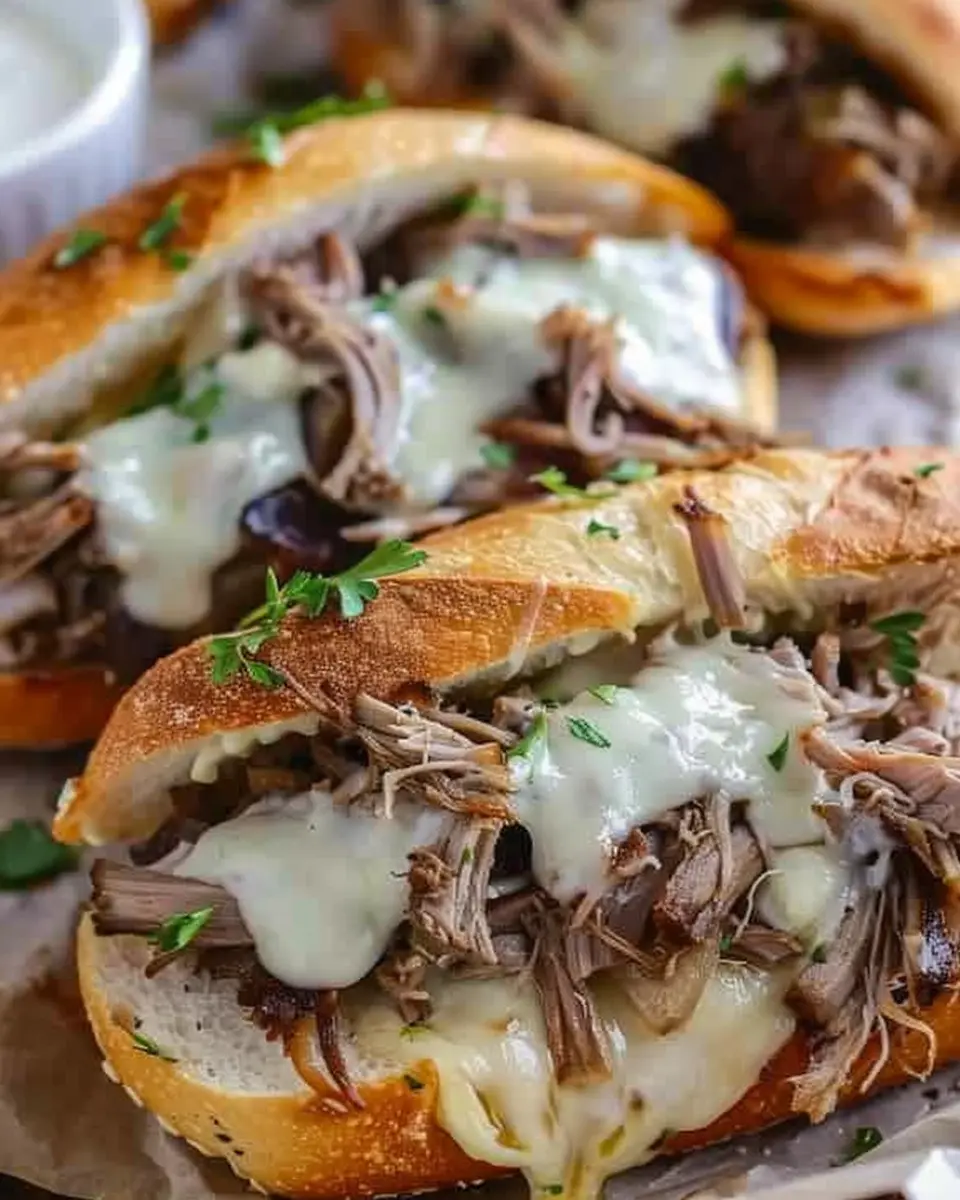 Crockpot French Dip Sandwiches: Easy Turkey Bacon Trailside Feast