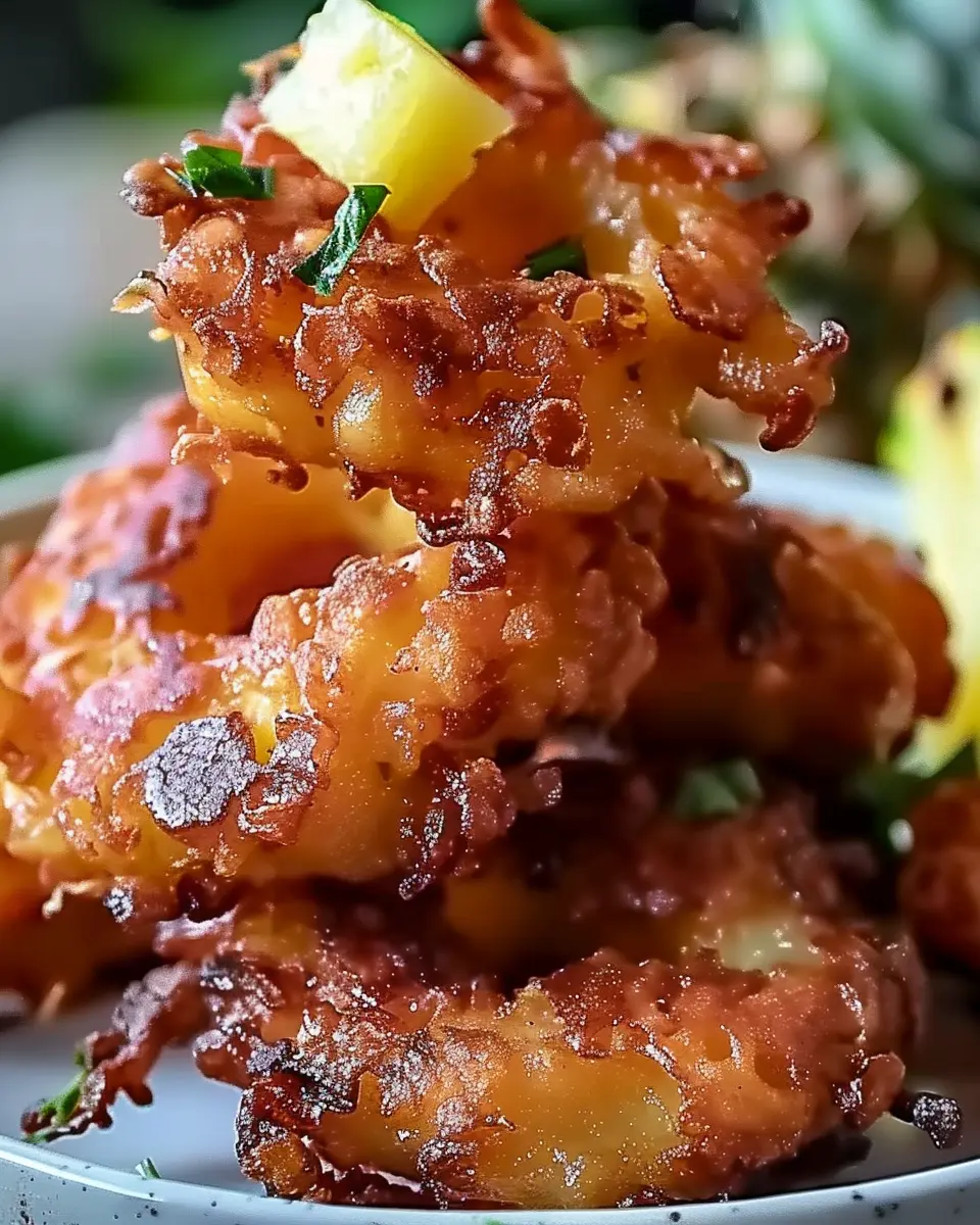 Heavenly Pineapple Fritters: A Juicy Tropical Delight at Home