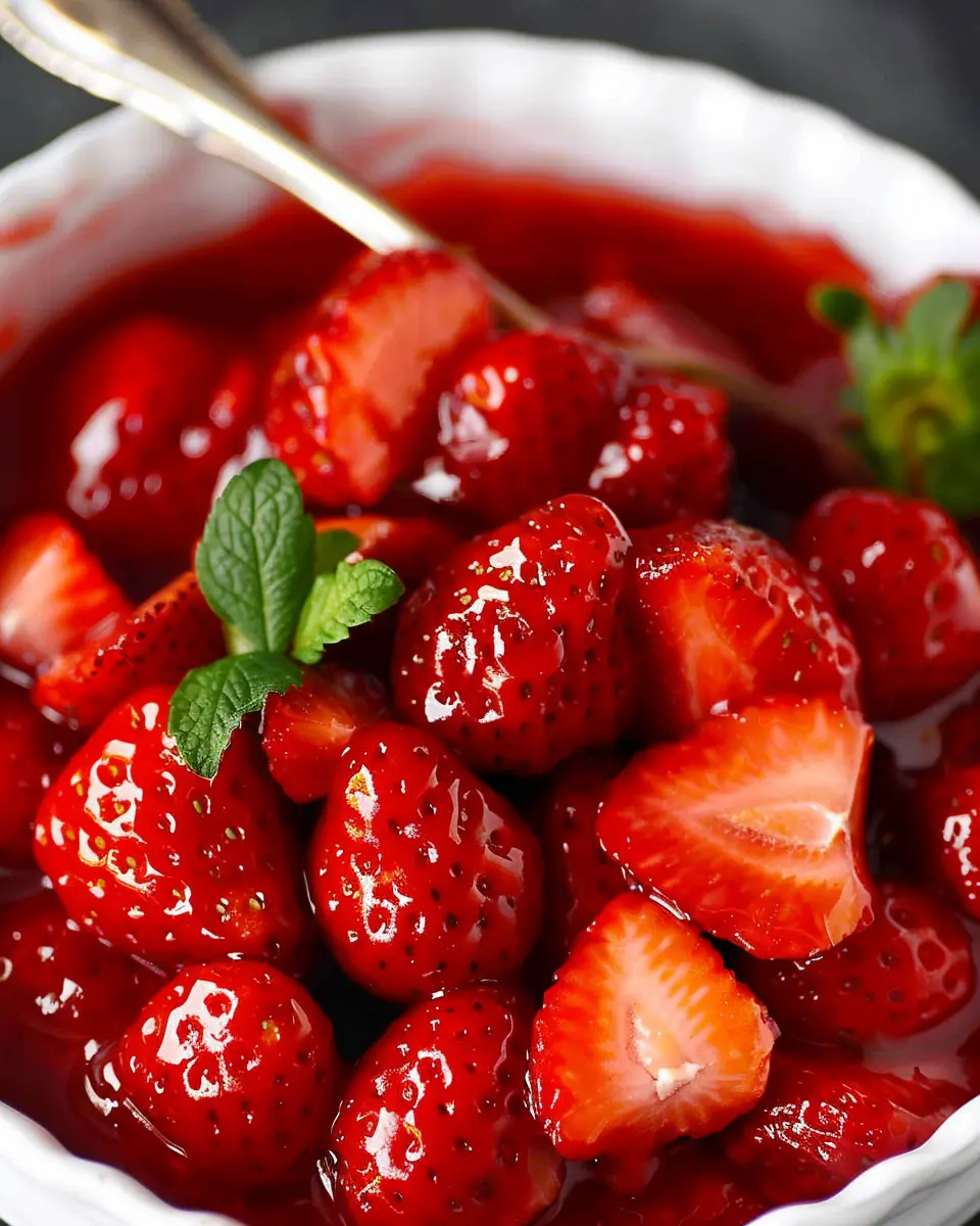 Homemade Strawberry Sauce: The Best Topping for Your Desserts